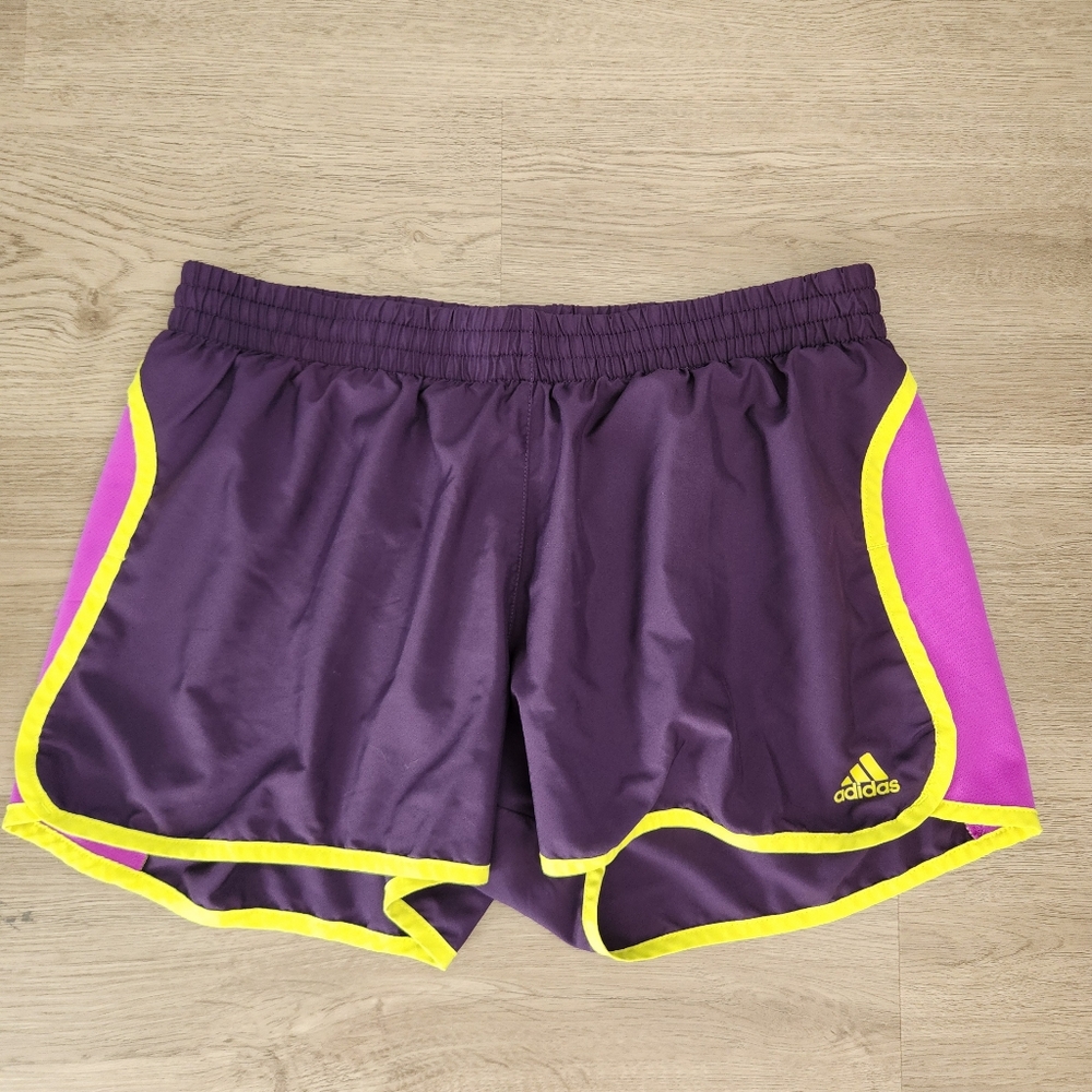 Purple Adidas Shorts
